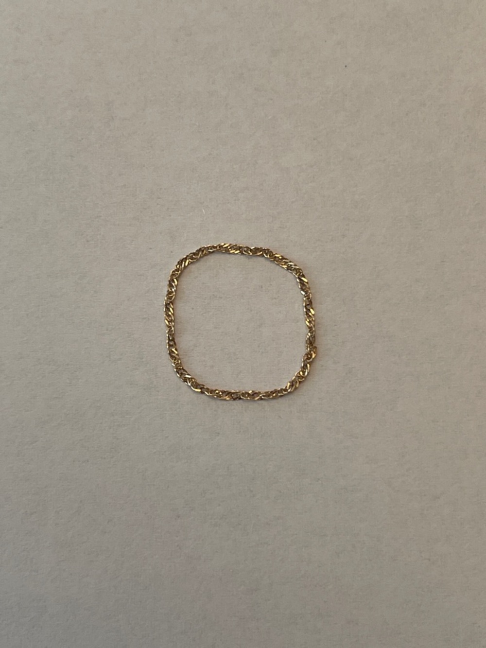 Catbird NYC Sweet Nothing Gold Chain Ring - Picture 5 of 9